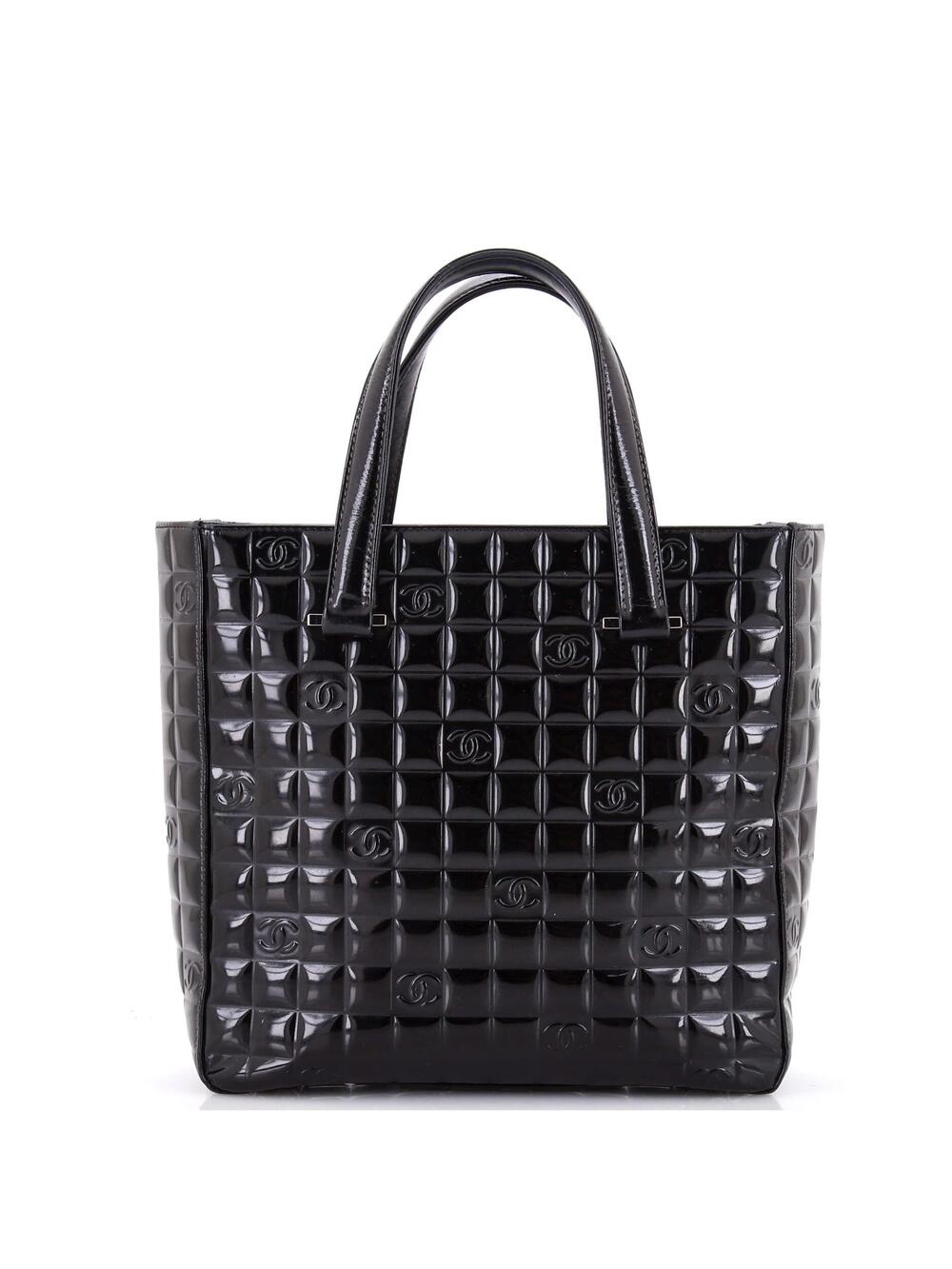 Chanel Chocolate Bar Cc Tote Quilted #280799C10B